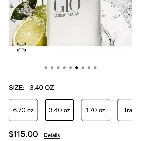 Giorgio Armani 3.4 ounces - Picture 3 of 4